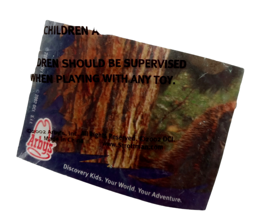 Dino Fury Ferocious Flip Book Toy Discovery Dinosaurs Arbys Kids Meal Sealed